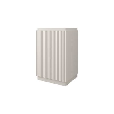 Meuble sous vasque à suspendre l.50 x H.78 x P.44 cm blanc mat Monolite
