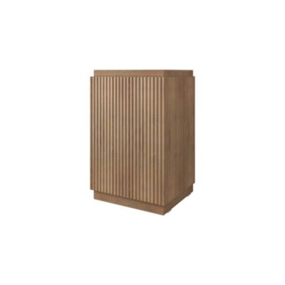Meuble sous vasque à suspendre l.50 x H.78 x P.44 cm effet chêne Monolite