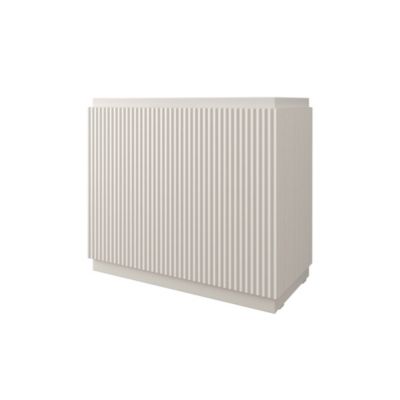 Meuble sous vasque à suspendre l.90 x H.78 x P.44 cm blanc mat Monolite
