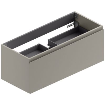 Meuble sous vasque à suspendre Pura gris 120 cm