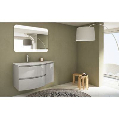 Meuble De Salle De Bains Moderne Vague Castorama