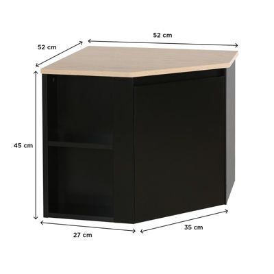 Meuble sous vasque d'angle SORRENTO | Castorama