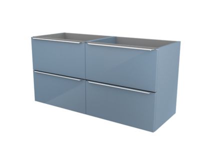 Meuble Sous Vasque A Suspendre Goodhome Imandra Bleu 120 Cm Castorama