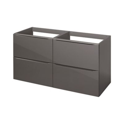 Meuble Sous Vasque A Suspendre Goodhome Imandra Gris Taupe 120 Cm Castorama