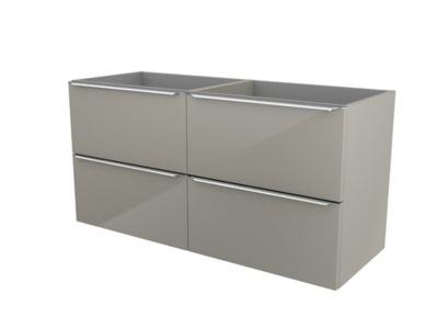 Meuble Sous Vasque A Suspendre Goodhome Imandra Gris Taupe 120 Cm Plan De Toilette Hartland Castorama