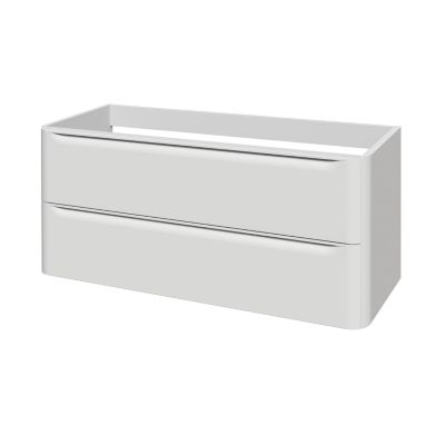 Meuble sous vasque suspendu blanc l.120 x H.60 x P.45,5 cm GoodHome Nevado