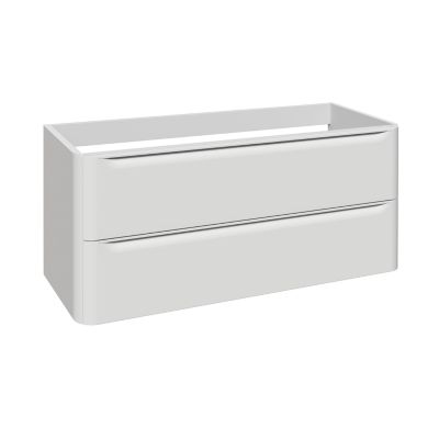 Meuble sous vasque suspendu blanc l.120 x H.60 x P.45,5 cm GoodHome Nevado
