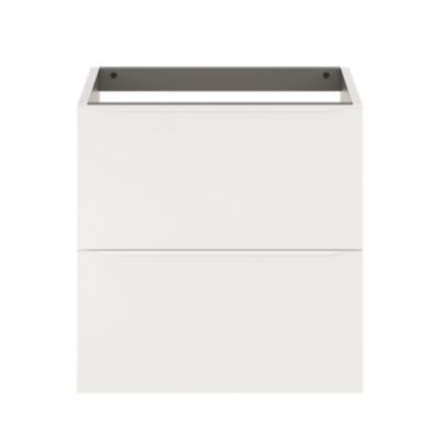 Meuble sous vasque suspendu blanc mat l.60 x H.60 x P.45 cm, GoodHome Imandra