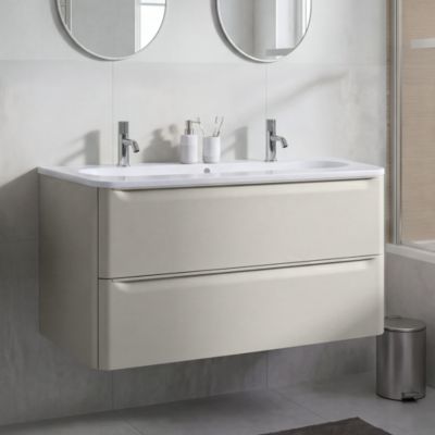 Meuble sous vasque suspendu cachemire l.120 x H.60 x P.45,5 cm GoodHome Nevado