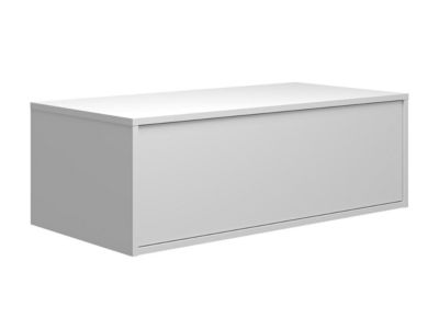 Meuble sous vasque suspendu - Coloris blanc - 94 cm - TEANA II