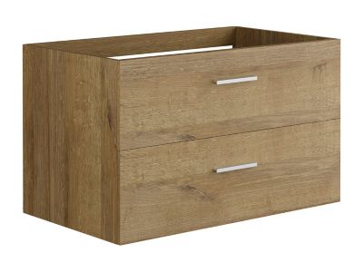 Meuble sous vasque suspendu - Coloris naturel clair - 80 cm - KAYLA