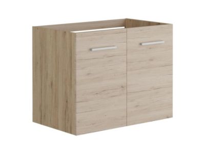 Meuble sous vasque suspendu - Coloris naturel clair - L60 cm - LAURINE II