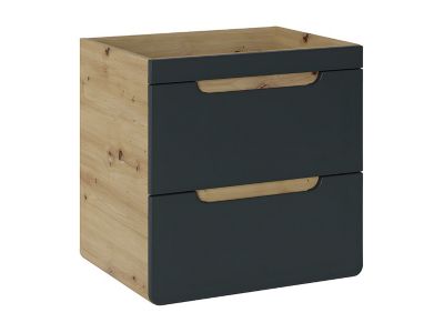 Accessoire Suspendu Pour Meuble Sous Vasque TAMO – 20 Cm – Gris Anthracite – En MDF/mélaminé – 1 étagère