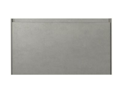 Meuble sous vasque suspendu gris béton - 80 cm - SOSTHENE