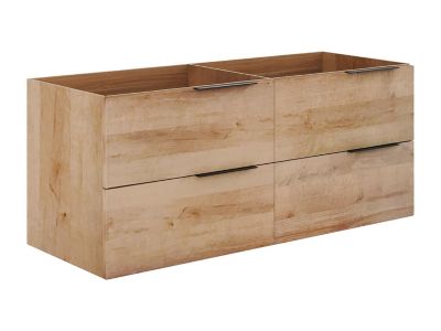 Meuble sous vasque suspendu - Naturel clair - 120 cm - NISAYA