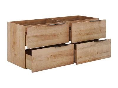 Meuble sous vasque suspendu - Naturel clair - 120 cm - NISAYA