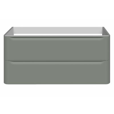 Meuble sous vasque suspendu vert l.120 x H.60 x P.45,5 cm GoodHome Nevado