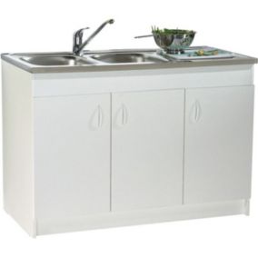 Meuble sous-évier 120x60 cm Neova Similaire Sim'NF