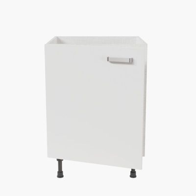Meuble sous évier - 60 cm - Caisson coloris Lino
