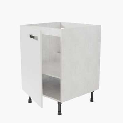 Meuble sous évier - 60 cm - Caisson coloris Lino