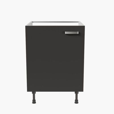 Meuble sous évier - 60 cm - Caisson coloris Lino