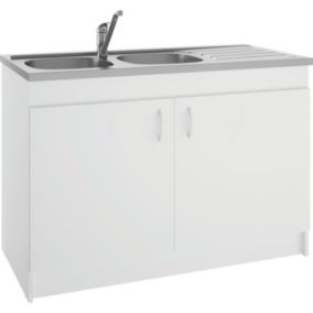 Meuble sous évier SIM'NF 1000x600 2 portes - NÉOVA - S12N02100