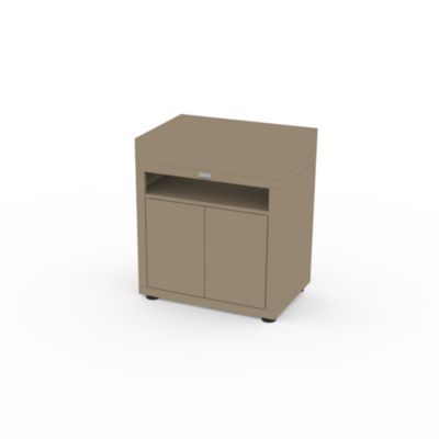 Meuble tablette pour cuisine extérieure 80 x 55 cm taupe Le Marquier