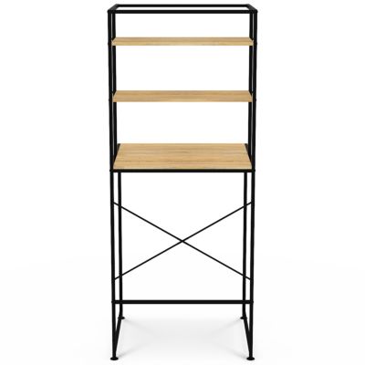 Meuble étagères de rangement dessus machine à laver DETROIT design industriel