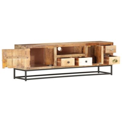 Meuble TV 120 x 30 x 40 cm Bois de récupération massif - Prolenta Premium