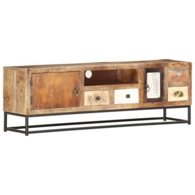 Meuble TV 120 x 30 x 40 cm Bois de récupération massif - Prolenta Premium