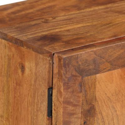 Meuble TV 140x30x46 cm Bois massif de manguier - Prolenta Premium