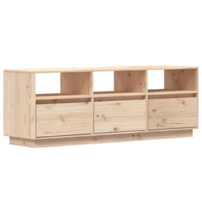 Meuble TV 140x37x50 cm Bois de pin massif - Prolenta Premium