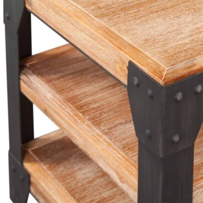 Meuble TV 140x40x45 cm bois d'acacia massif - Prolenta Premium