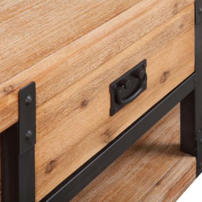 Meuble TV 140x40x45 cm bois d'acacia massif - Prolenta Premium