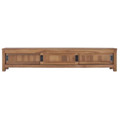 Meuble TV 150 x 30 x 30 cm Bois de teck massif - Prolenta Premium