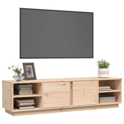 Meuble TV 156x40x40 cm Bois de pin massif - Prolenta Premium