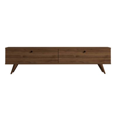 Meuble TV 160 cm mélaminé en bois  Oviala