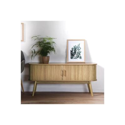 Meuble TV 2 Portes Coulissantes L120 cm - ERNEST