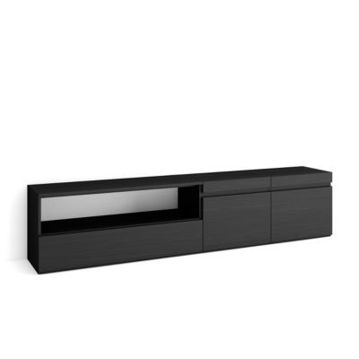 Meuble TV 200x35x45cm couleur noir