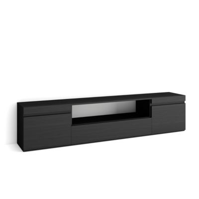 Meuble TV 200x35x45cm couleur noir
