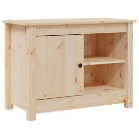 Meuble TV 70x36,5x52 cm Bois de pin massif - Prolenta Premium