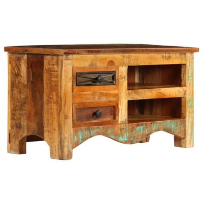 Meuble TV 80x30x40 cm Bois de récupération massif - Prolenta Premium