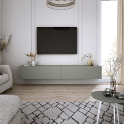 Meuble TV, Aloès, 200 (2 x 100) x 34 x 32 cm