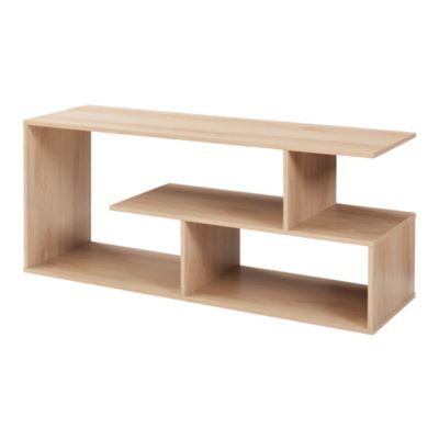 Meuble TV Anän 100 x 30 x 42 cm effet chêne en.casa