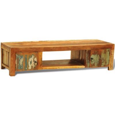Meuble TV avec 2 portes Bois de récupération Vintage - Prolenta Premium