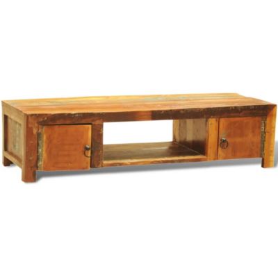 Meuble TV avec 2 portes Bois de récupération Vintage - Prolenta Premium