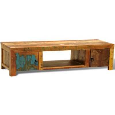 Meuble TV avec 2 portes Bois de récupération Vintage - Prolenta Premium