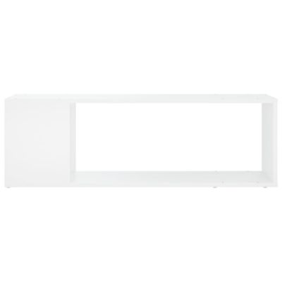 Meuble TV Blanc 100x24x32 cm Bois d'ingénierie - Prolenta Premium