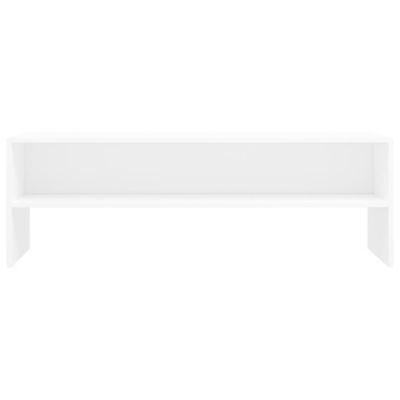 Meuble TV Blanc 120x40x40 cm Bois d'ingénierie - Prolenta Premium