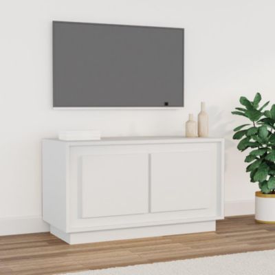 Meuble TV blanc 80x35x45 cm bois d'ingénierie - Prolenta Premium